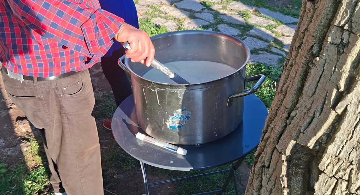 making cheese in arcadia