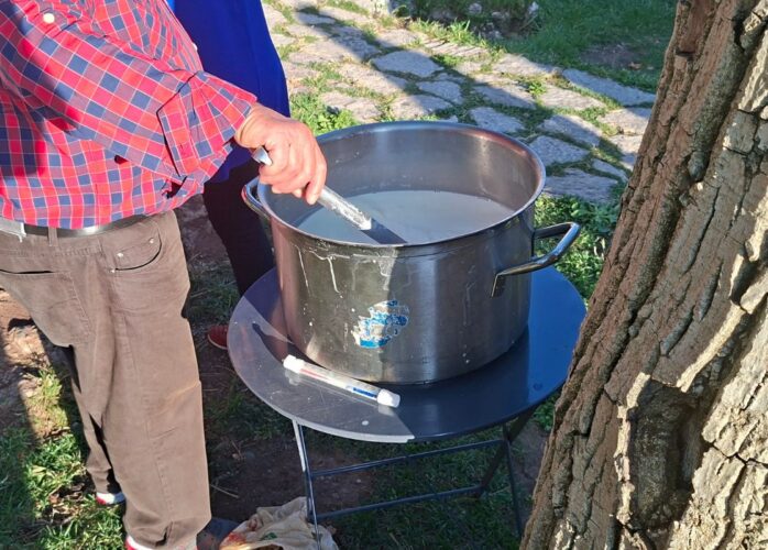 making cheese in arcadia