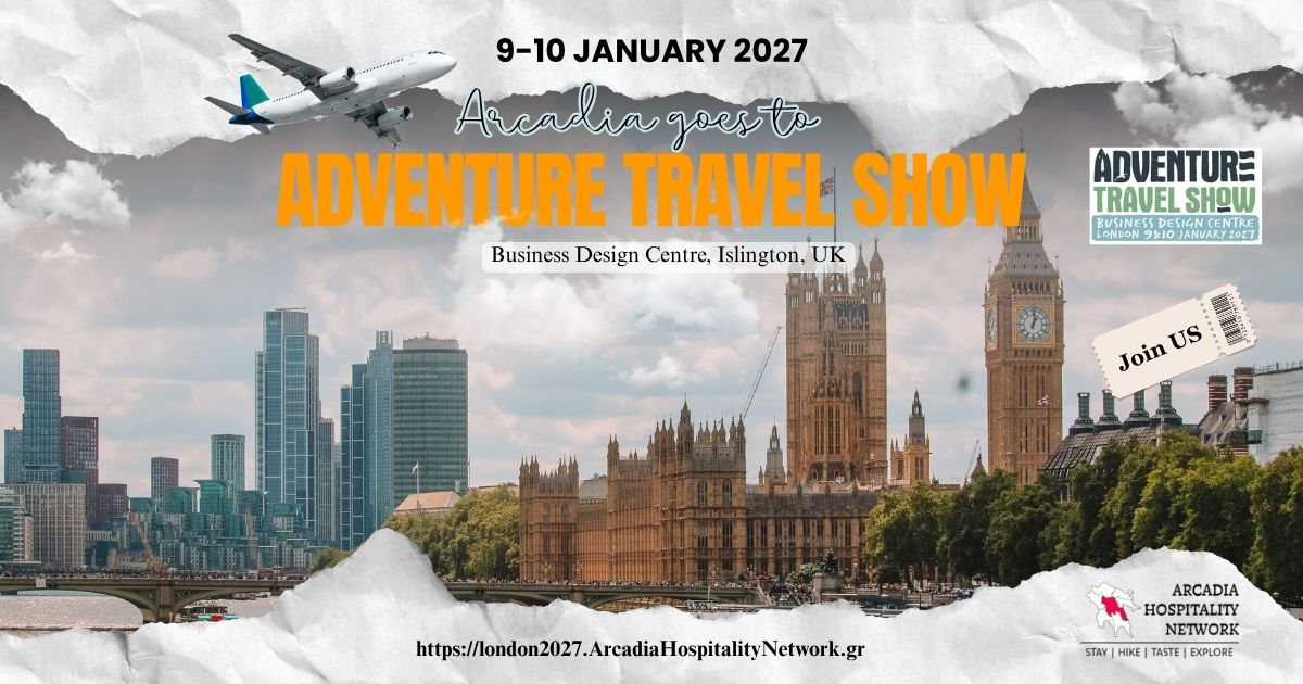 Arcadia comes to London – Adventure Travel Show 2027, Business Design Centre, Stand C20