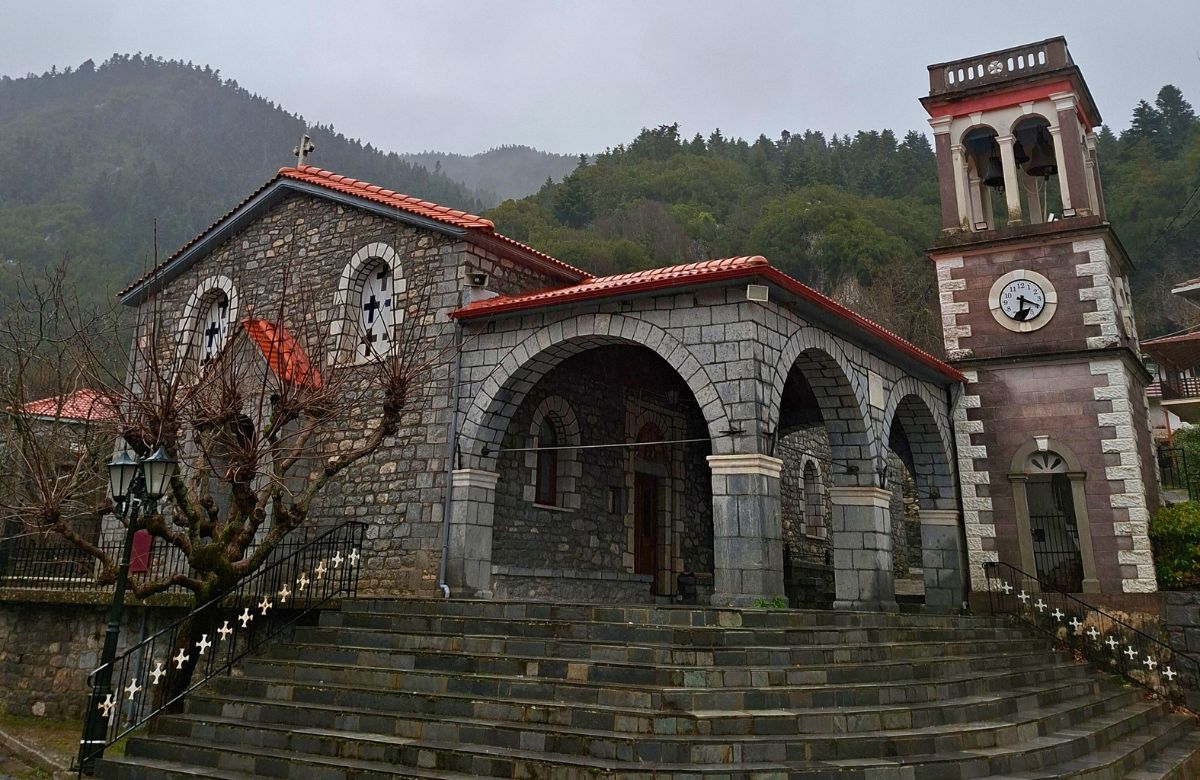 Church in the village of Alonistaina