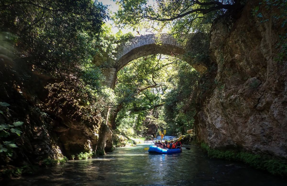 Kayaking the Lousios Gorge