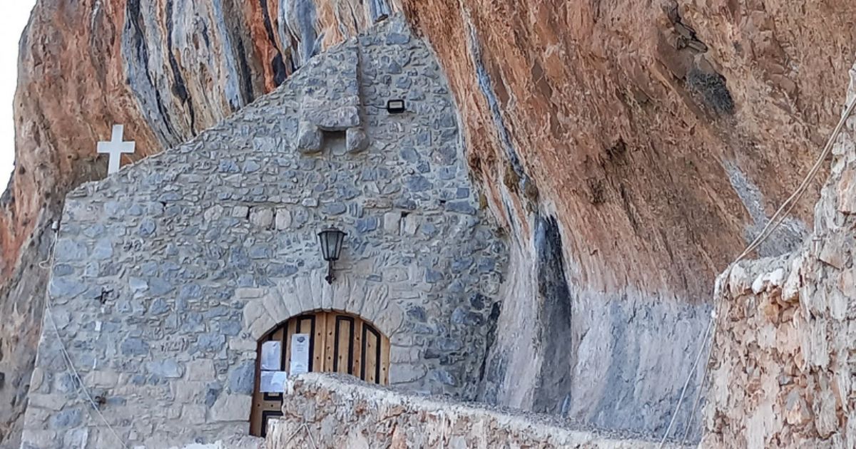Moni Elonas on the Leonidio to Kosmas road, Parnon, Arcadia