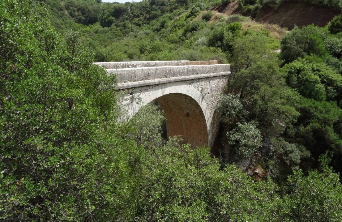 Koukos Bridge over the Alpheios river near Karytaina