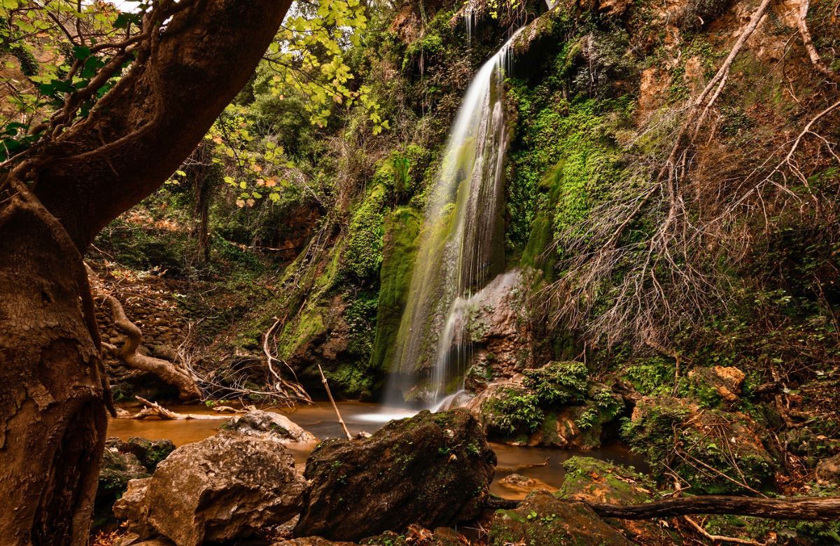 Vrontos waterfall near Karytaina, Arcadia